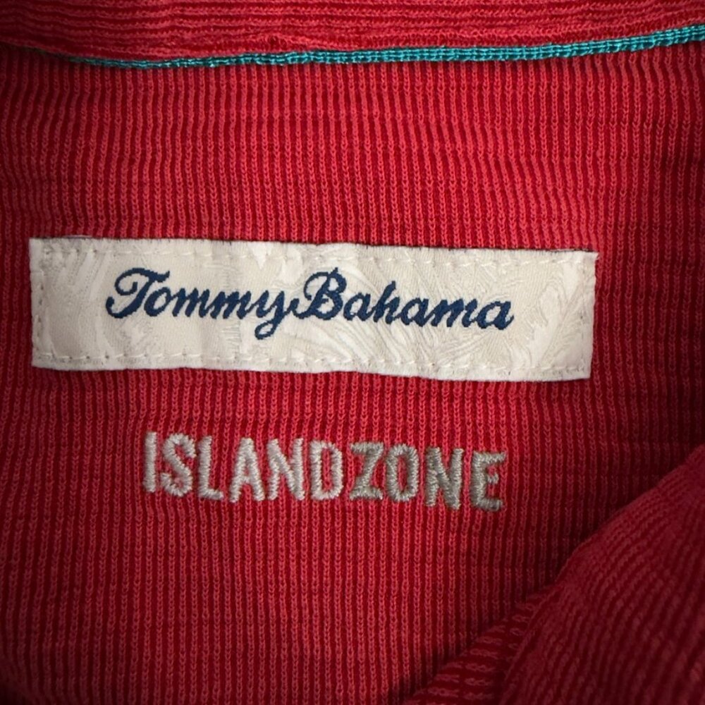 Tommy Bahama IslandZone Red Polo Shirt – Size Large - Picture 7 of 12
